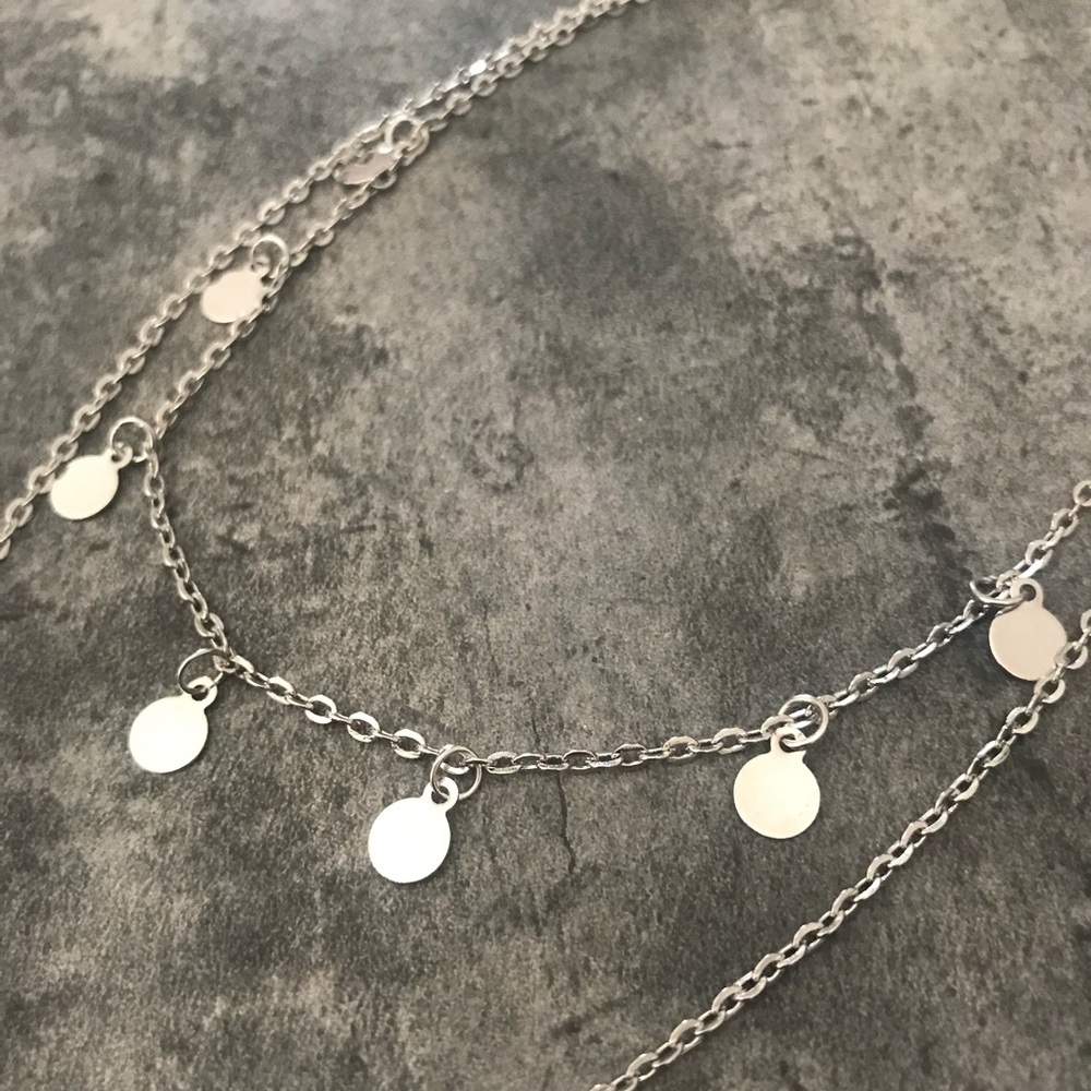 Layered Moon Necklace - Picture 5 of 8